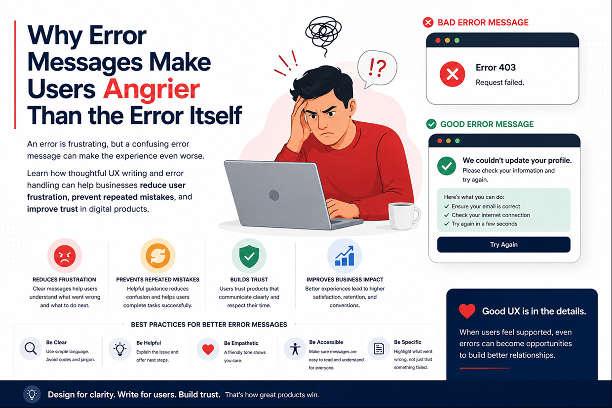 Why Error Messages Make Users Angrier Than the Error Itself