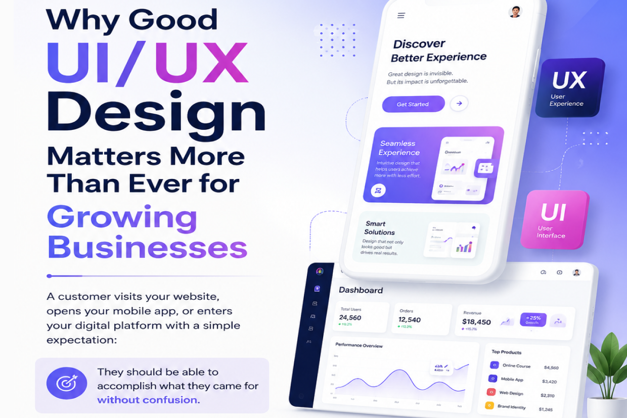 Why Good UI/UX Design Matters More Than Ever for Growing Businesses