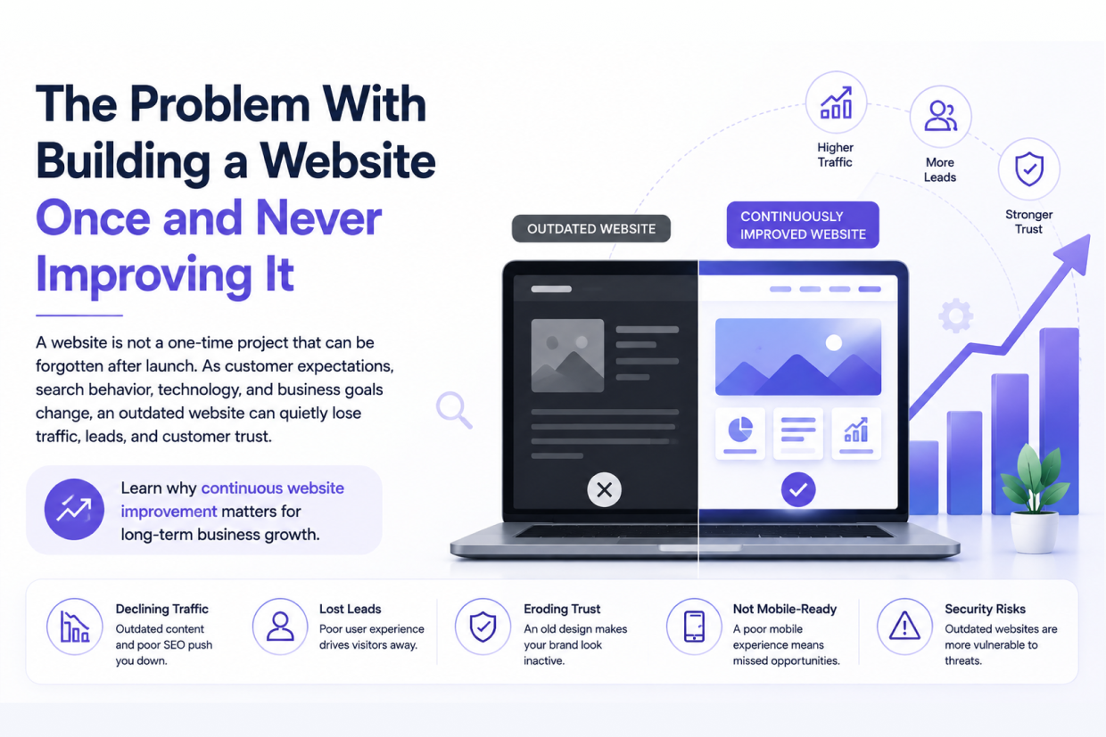 The Problem With Building a Website Once and Never Improving It