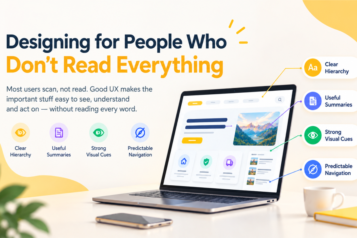 Designing for People Who Don't Read Everything